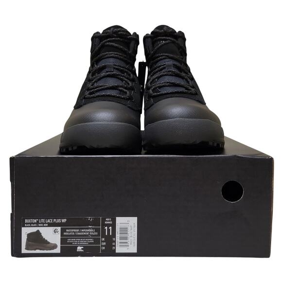 Sorel Men Buxton Lite Lace Plus Waterproof Insulated Boots Size US 11 Black main image 5